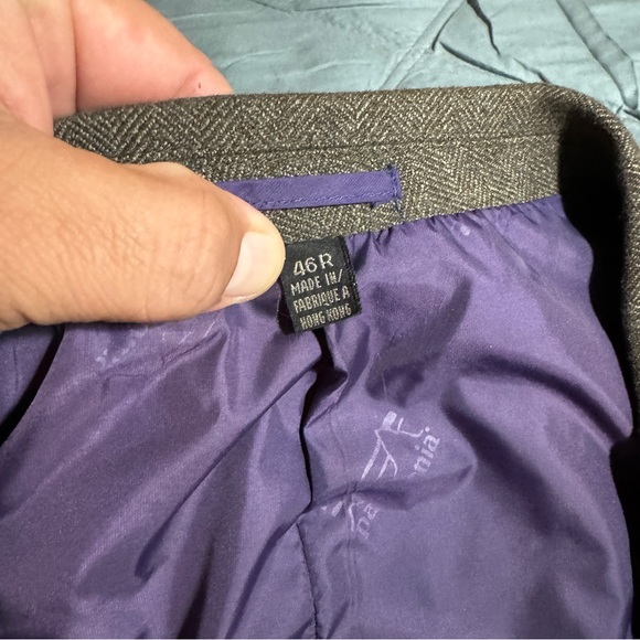 80s Patagonia Mens Herringbone Tweed Blazer - Picture 4 of 9